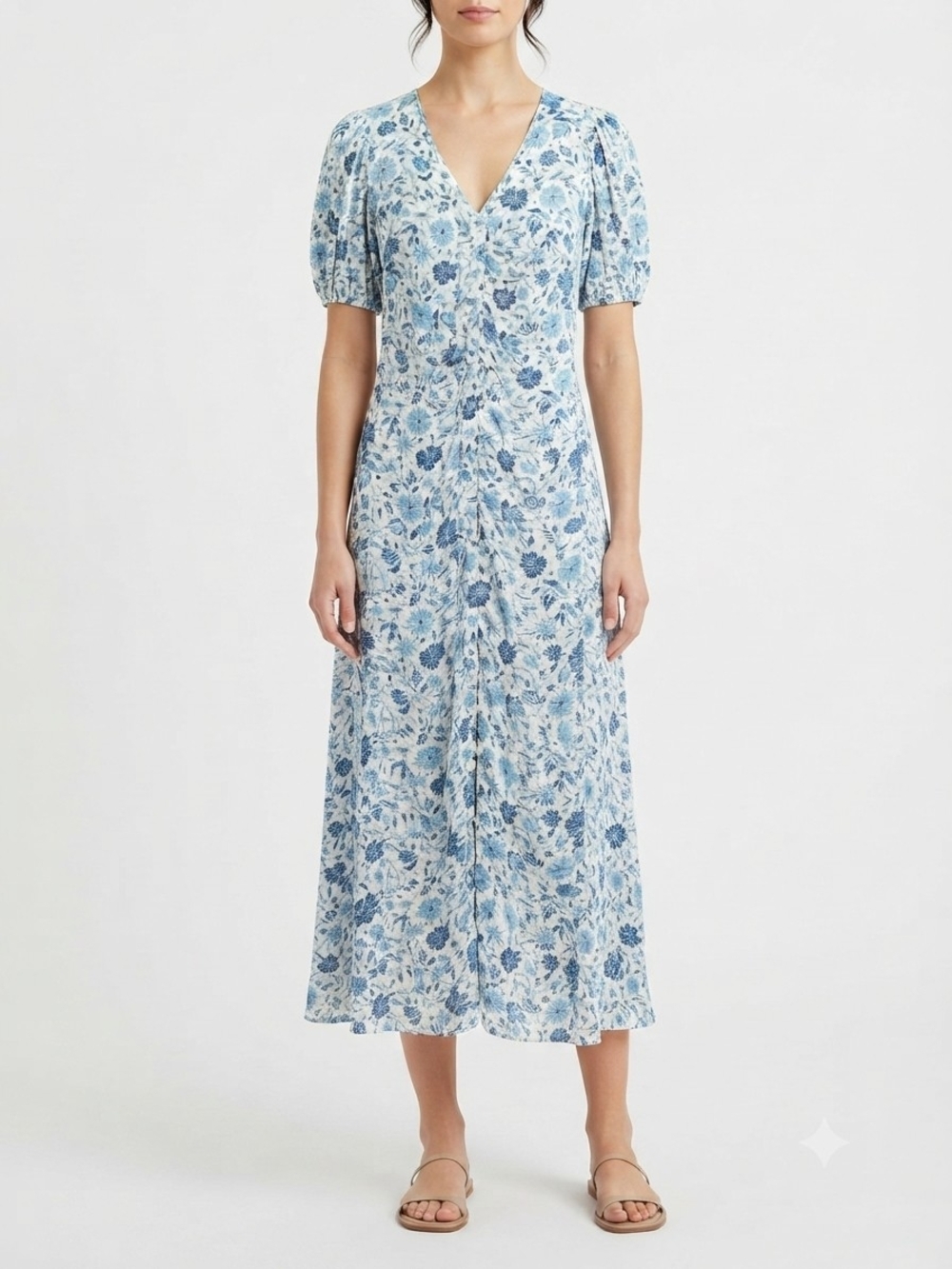 Faherty Sorrento Maxi Dress Size XS